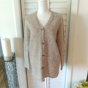 Laura Ashley Country Lambswool/Mohair Cardigan. Sz. M